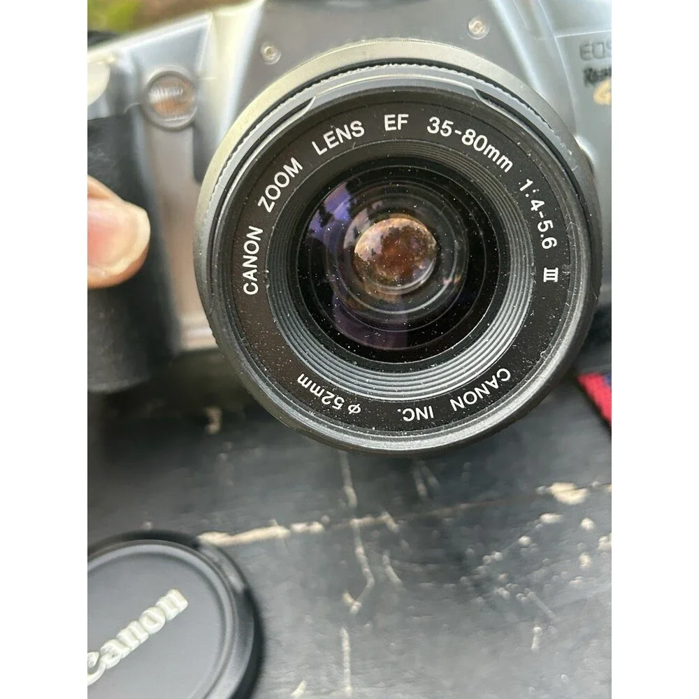 Canon EOS Rebel GII 35mm Film SLR Camera 75-300 Canon EF (Untested)